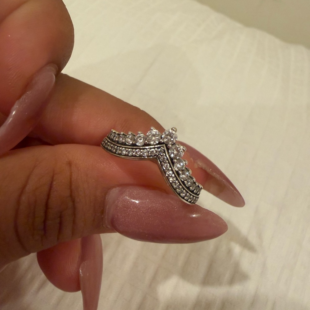 Elegant Silver Women's Ring 925 pandora